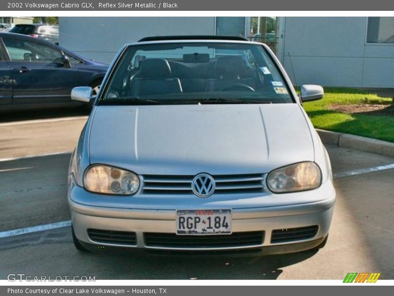 Reflex Silver Metallic / Black 2002 Volkswagen Cabrio GLX