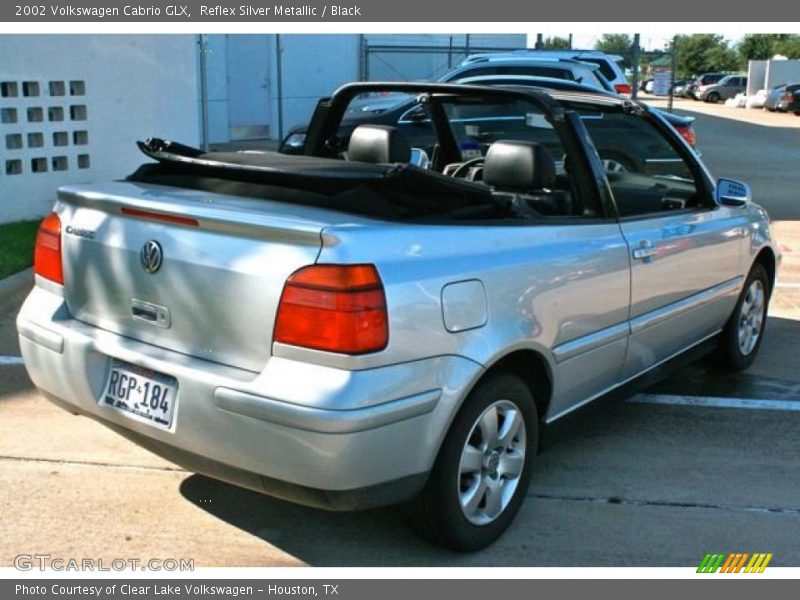 Reflex Silver Metallic / Black 2002 Volkswagen Cabrio GLX