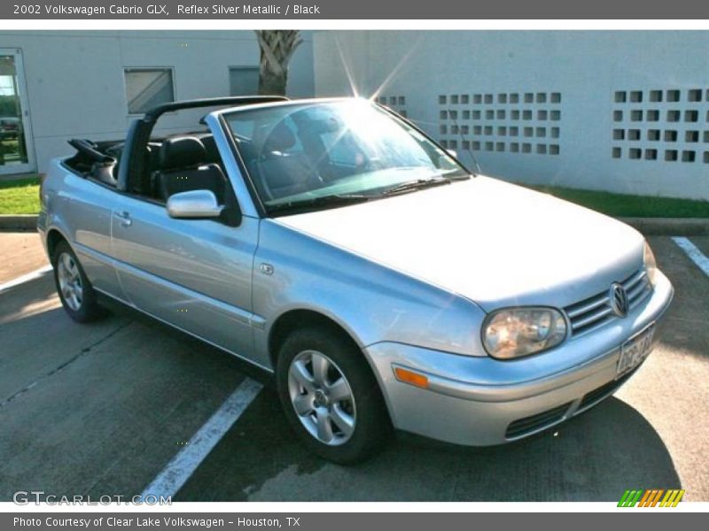 Reflex Silver Metallic / Black 2002 Volkswagen Cabrio GLX