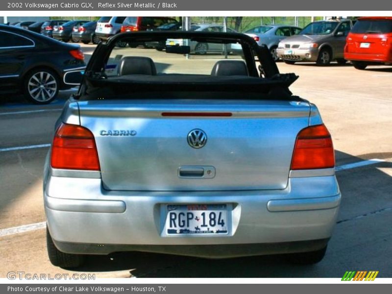 Reflex Silver Metallic / Black 2002 Volkswagen Cabrio GLX