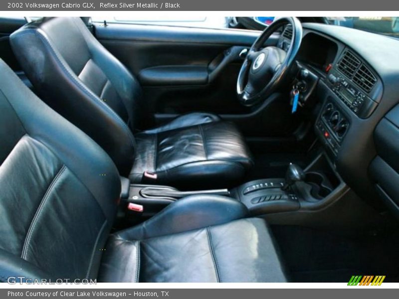 Reflex Silver Metallic / Black 2002 Volkswagen Cabrio GLX