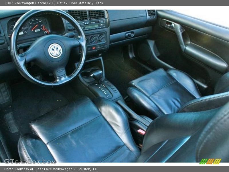 Reflex Silver Metallic / Black 2002 Volkswagen Cabrio GLX