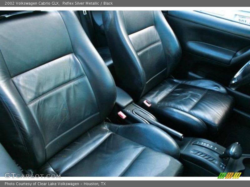 Reflex Silver Metallic / Black 2002 Volkswagen Cabrio GLX