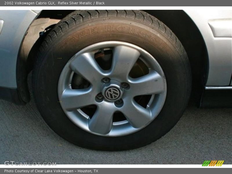 Reflex Silver Metallic / Black 2002 Volkswagen Cabrio GLX