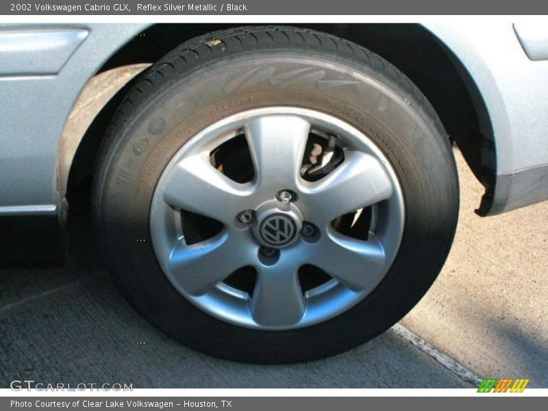 Reflex Silver Metallic / Black 2002 Volkswagen Cabrio GLX
