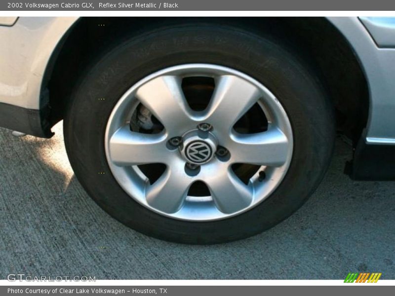 Reflex Silver Metallic / Black 2002 Volkswagen Cabrio GLX