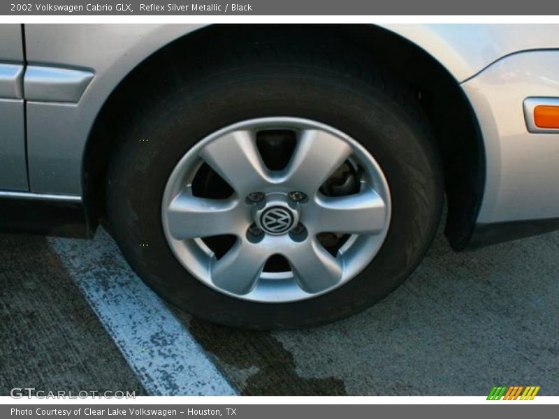 Reflex Silver Metallic / Black 2002 Volkswagen Cabrio GLX