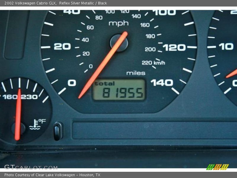 Reflex Silver Metallic / Black 2002 Volkswagen Cabrio GLX