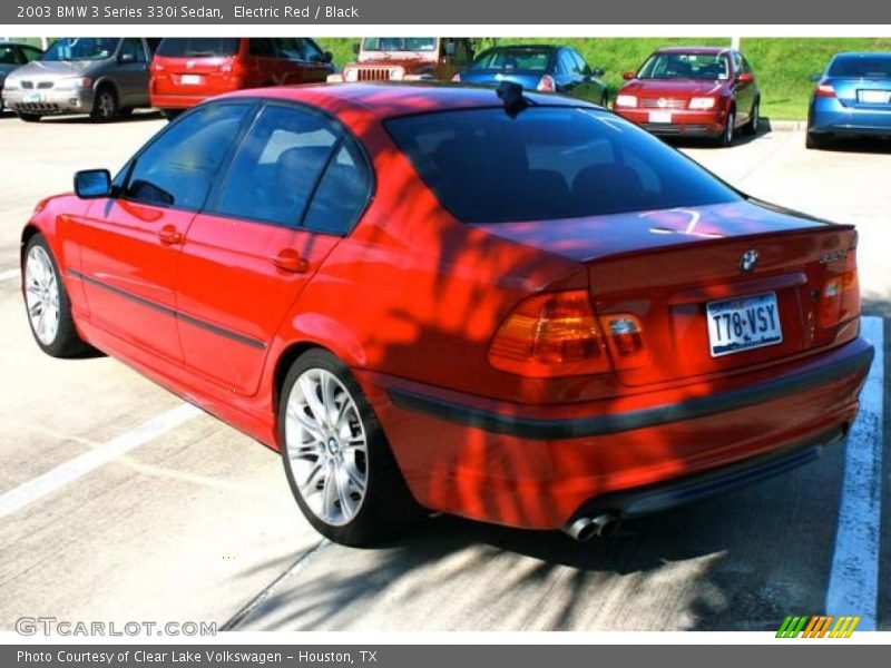 Electric Red / Black 2003 BMW 3 Series 330i Sedan