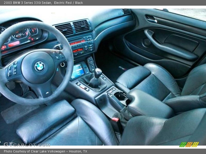 Electric Red / Black 2003 BMW 3 Series 330i Sedan