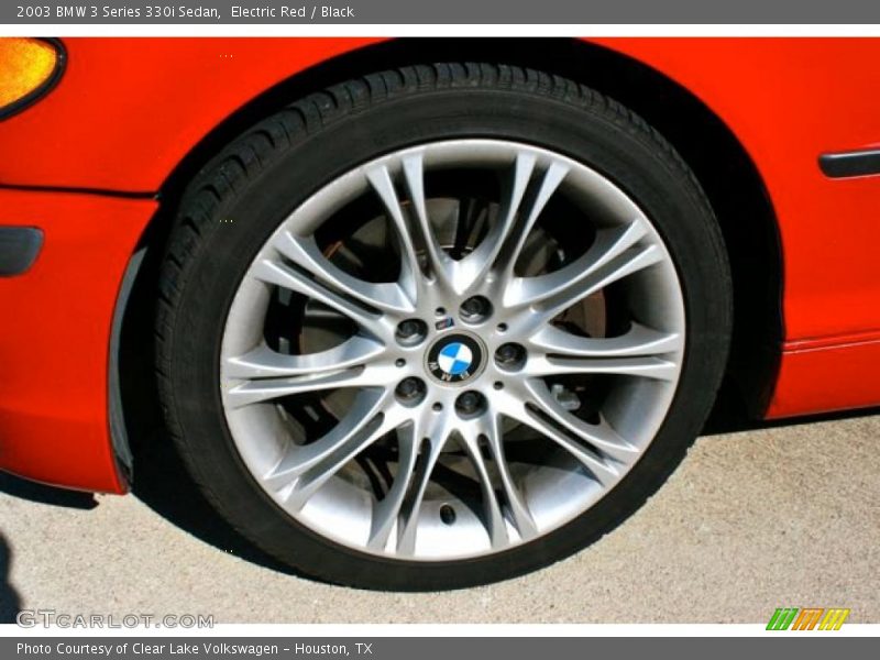 Electric Red / Black 2003 BMW 3 Series 330i Sedan
