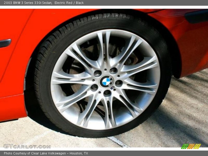 Electric Red / Black 2003 BMW 3 Series 330i Sedan