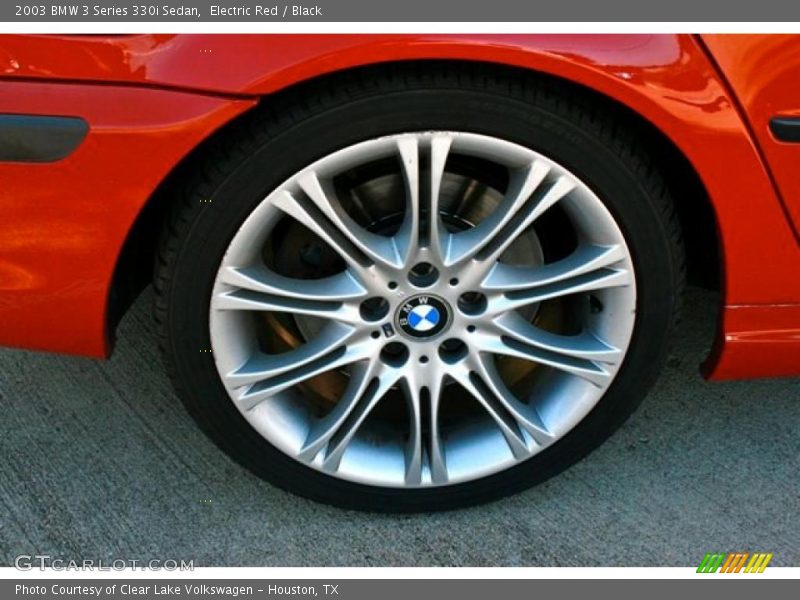 Electric Red / Black 2003 BMW 3 Series 330i Sedan