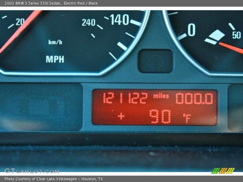 Electric Red / Black 2003 BMW 3 Series 330i Sedan
