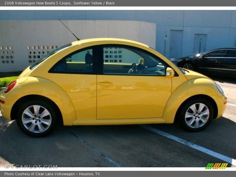 Sunflower Yellow / Black 2008 Volkswagen New Beetle S Coupe