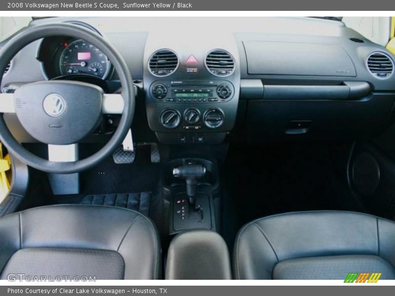 Sunflower Yellow / Black 2008 Volkswagen New Beetle S Coupe