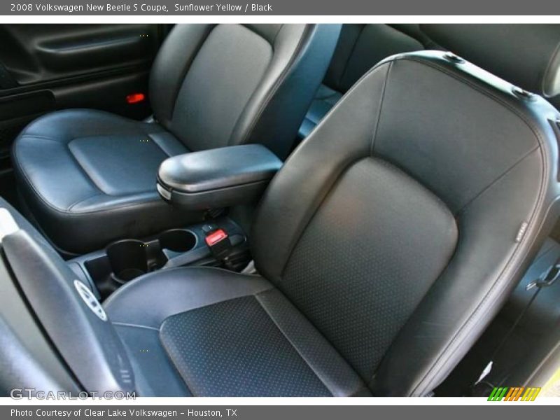 Sunflower Yellow / Black 2008 Volkswagen New Beetle S Coupe
