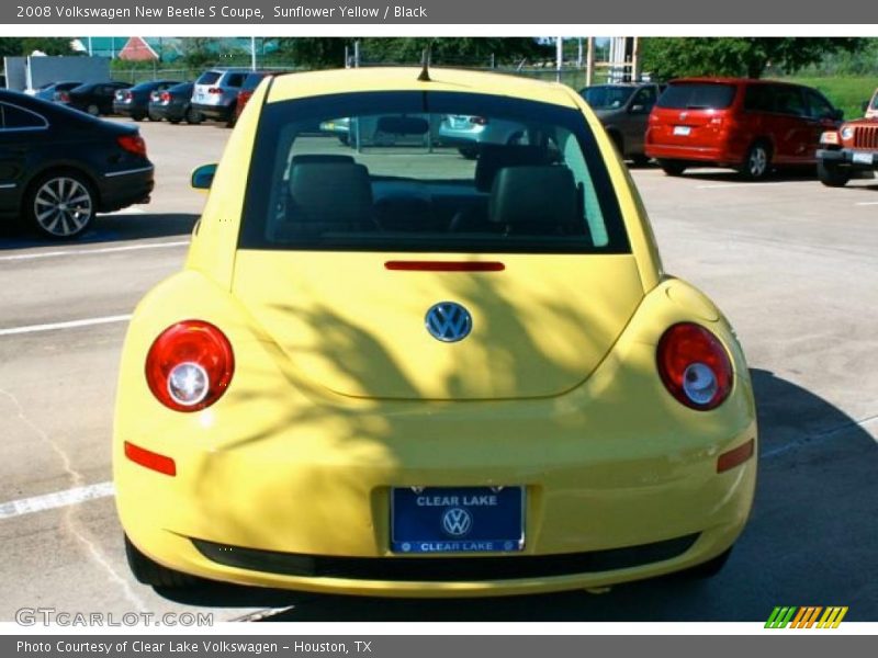 Sunflower Yellow / Black 2008 Volkswagen New Beetle S Coupe