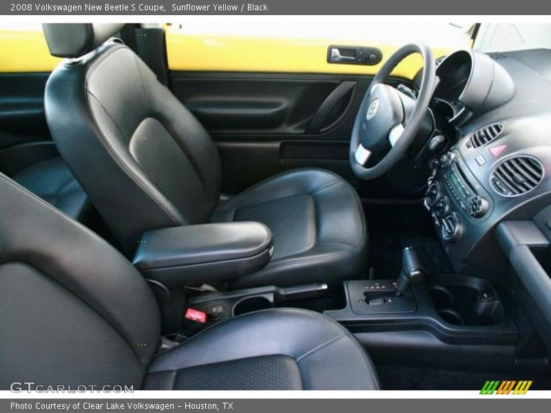 Sunflower Yellow / Black 2008 Volkswagen New Beetle S Coupe