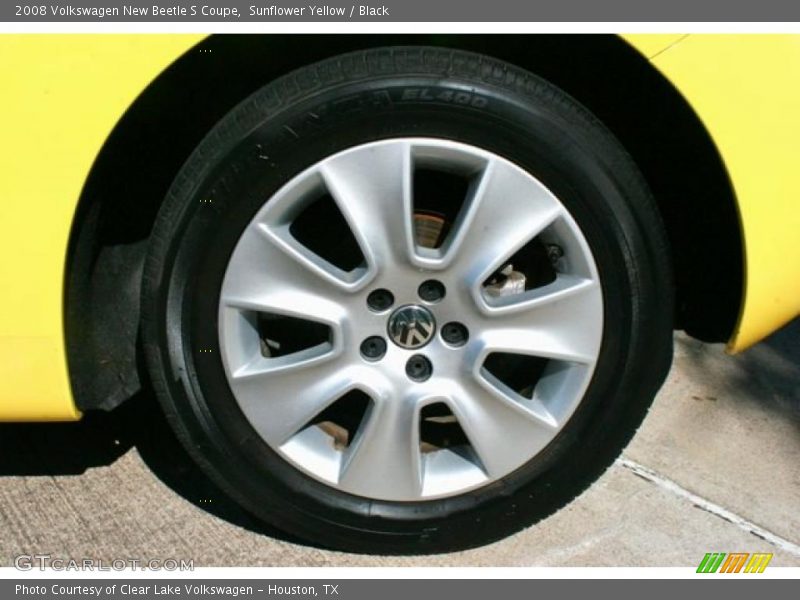 Sunflower Yellow / Black 2008 Volkswagen New Beetle S Coupe