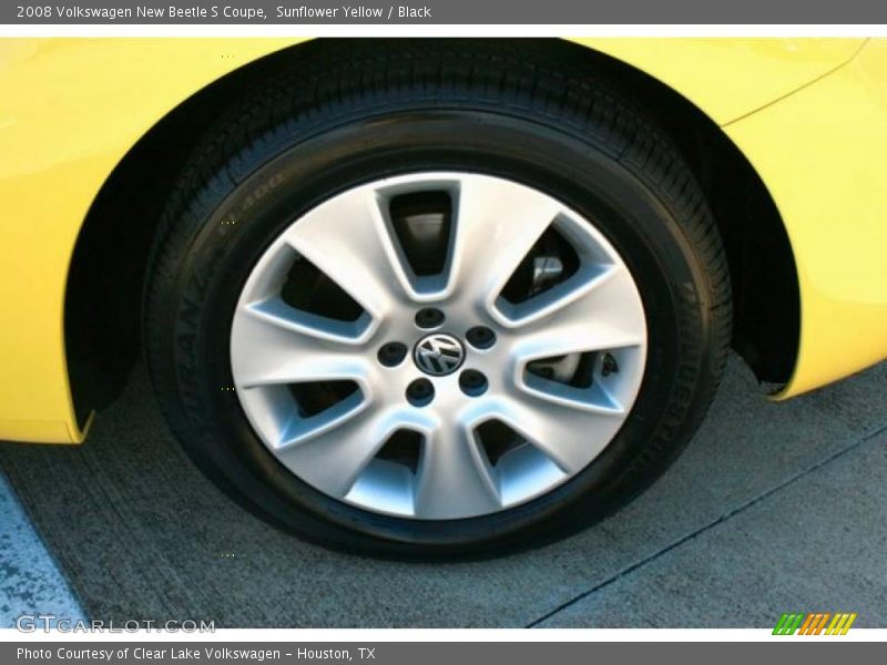 Sunflower Yellow / Black 2008 Volkswagen New Beetle S Coupe