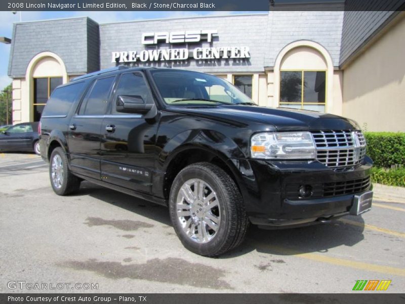 Black / Stone/Charcoal Black 2008 Lincoln Navigator L Limited Edition