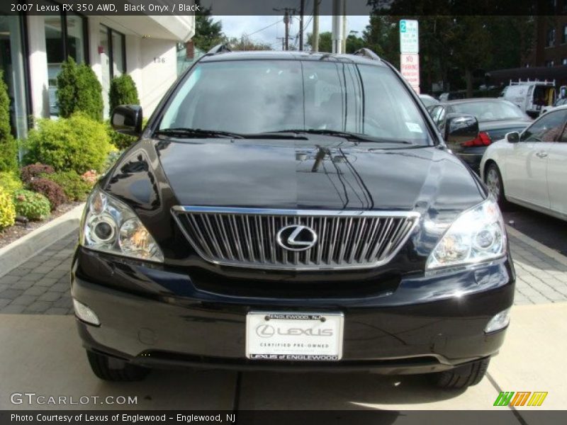 Black Onyx / Black 2007 Lexus RX 350 AWD