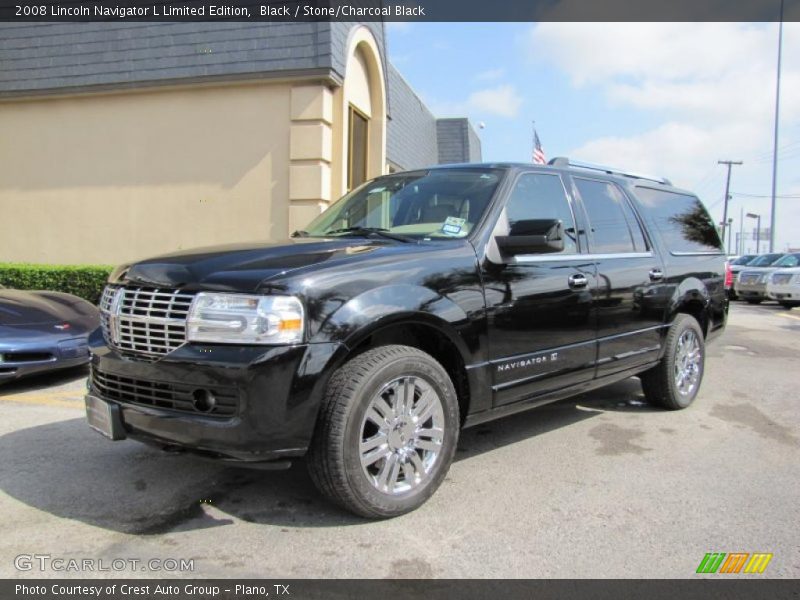 Black / Stone/Charcoal Black 2008 Lincoln Navigator L Limited Edition