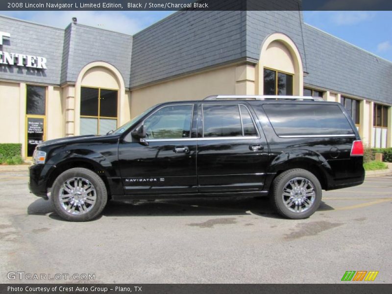 Black / Stone/Charcoal Black 2008 Lincoln Navigator L Limited Edition