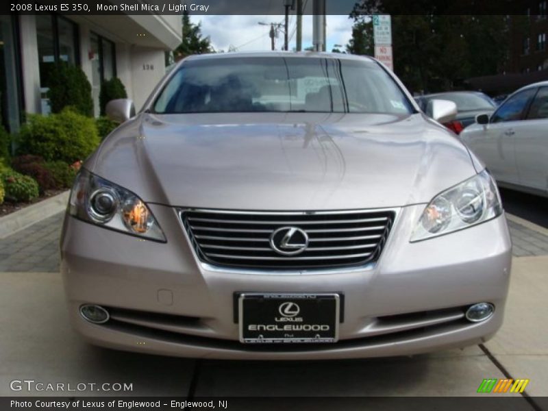 Moon Shell Mica / Light Gray 2008 Lexus ES 350