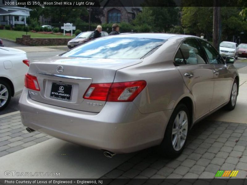 Moon Shell Mica / Light Gray 2008 Lexus ES 350