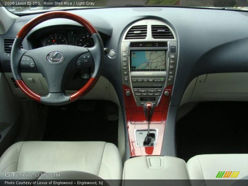 Moon Shell Mica / Light Gray 2008 Lexus ES 350