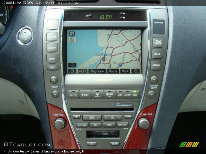 Moon Shell Mica / Light Gray 2008 Lexus ES 350