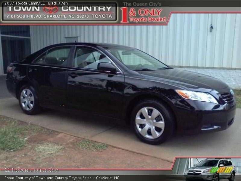 Black / Ash 2007 Toyota Camry LE