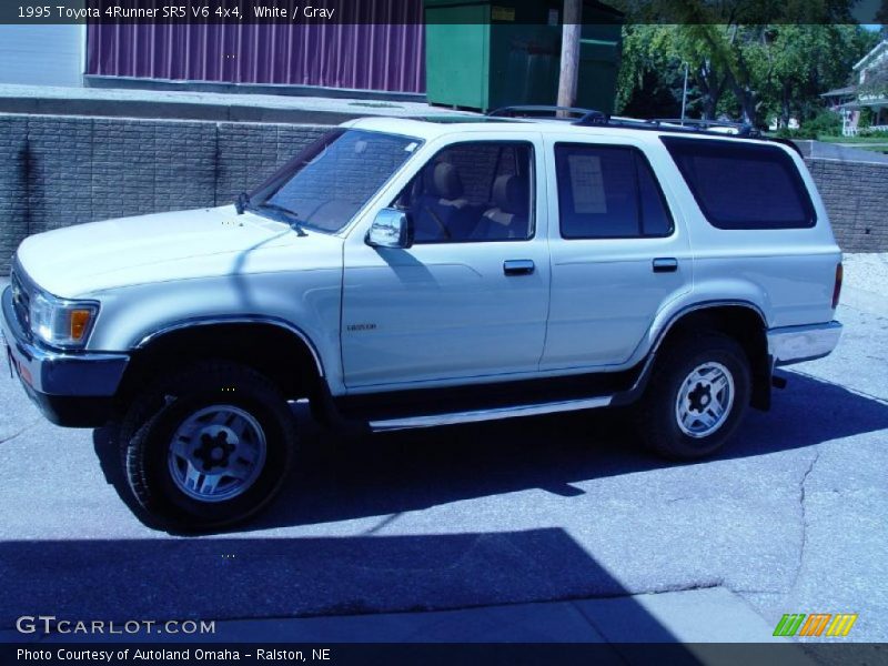 White / Gray 1995 Toyota 4Runner SR5 V6 4x4