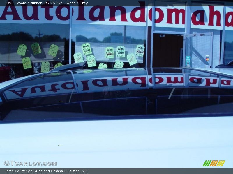 White / Gray 1995 Toyota 4Runner SR5 V6 4x4