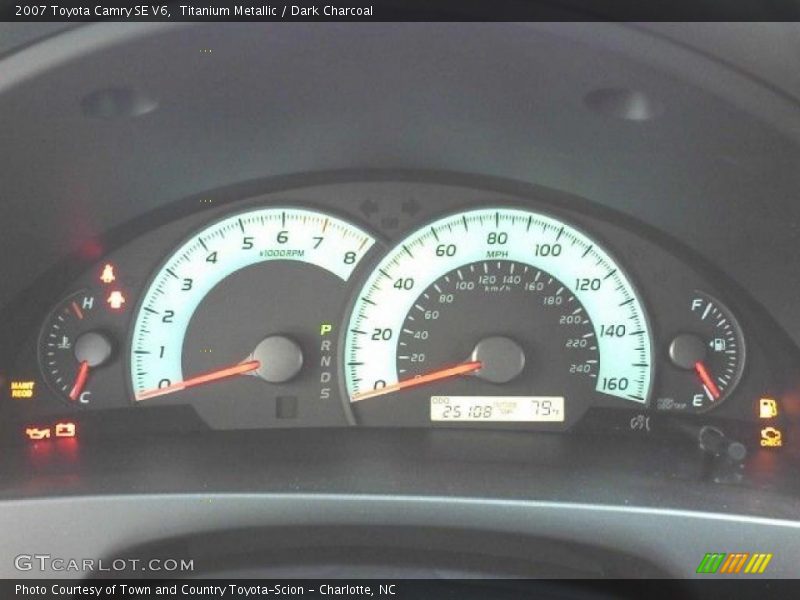 Titanium Metallic / Dark Charcoal 2007 Toyota Camry SE V6