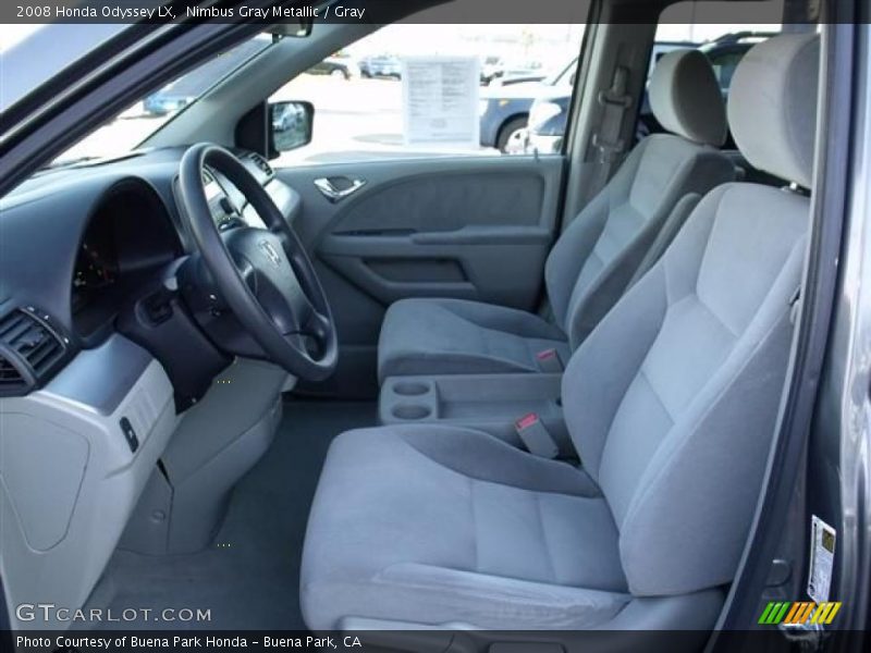 Nimbus Gray Metallic / Gray 2008 Honda Odyssey LX