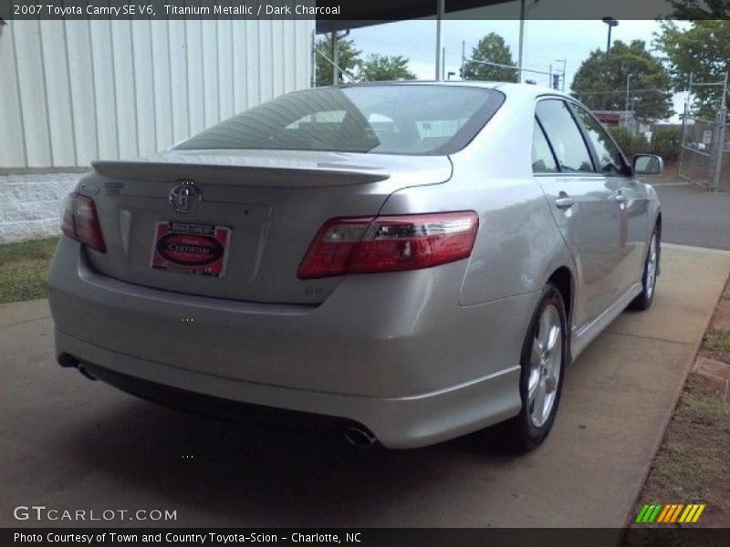 Titanium Metallic / Dark Charcoal 2007 Toyota Camry SE V6