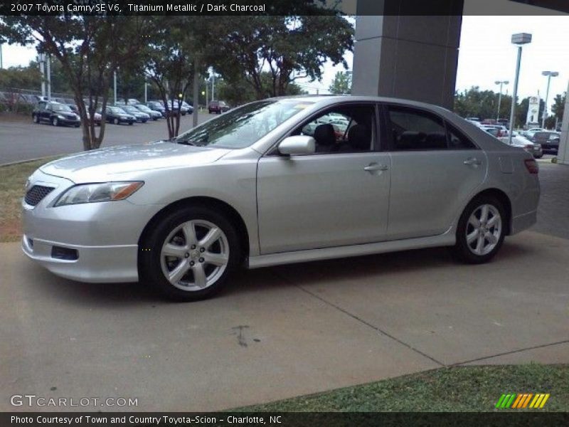 Titanium Metallic / Dark Charcoal 2007 Toyota Camry SE V6