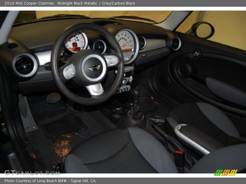 Midnight Black Metallic / Grey/Carbon Black 2010 Mini Cooper Clubman