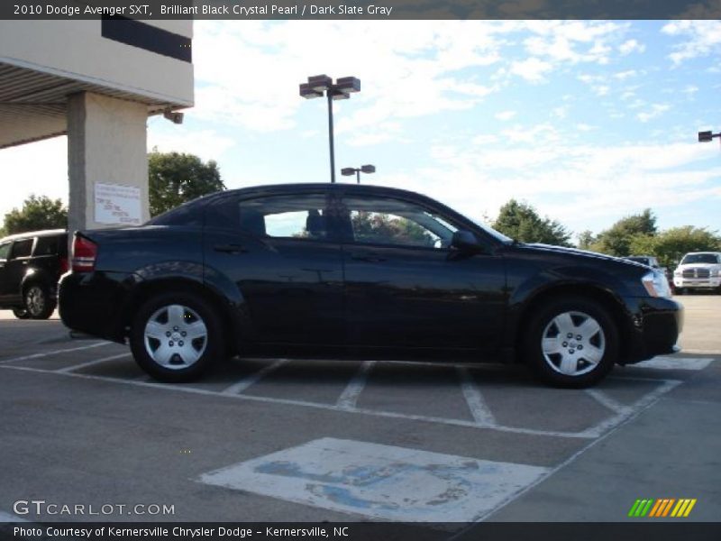Brilliant Black Crystal Pearl / Dark Slate Gray 2010 Dodge Avenger SXT