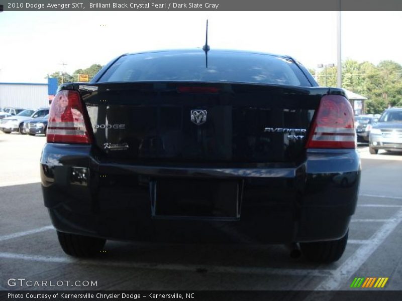 Brilliant Black Crystal Pearl / Dark Slate Gray 2010 Dodge Avenger SXT