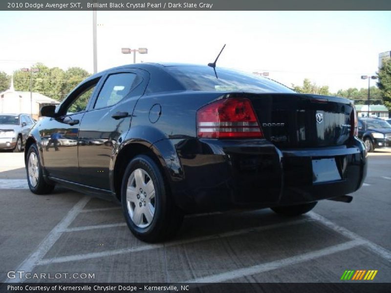 Brilliant Black Crystal Pearl / Dark Slate Gray 2010 Dodge Avenger SXT