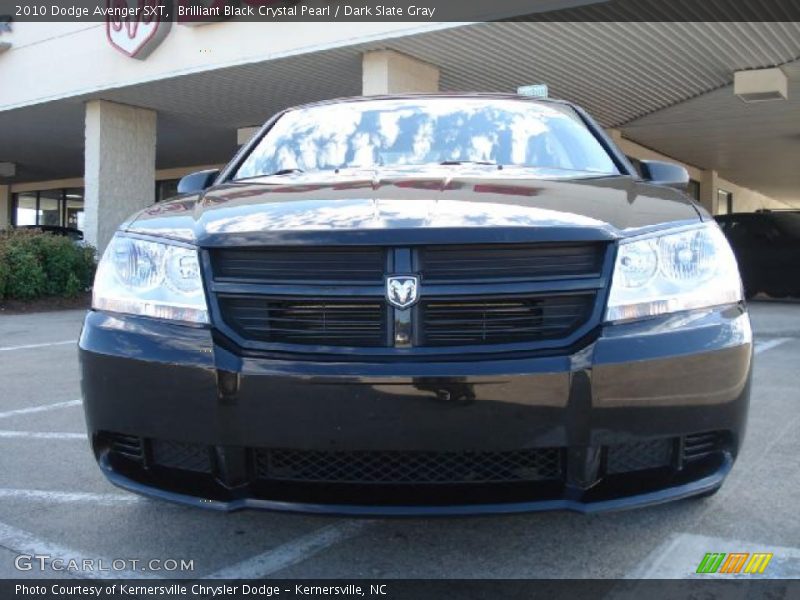 Brilliant Black Crystal Pearl / Dark Slate Gray 2010 Dodge Avenger SXT