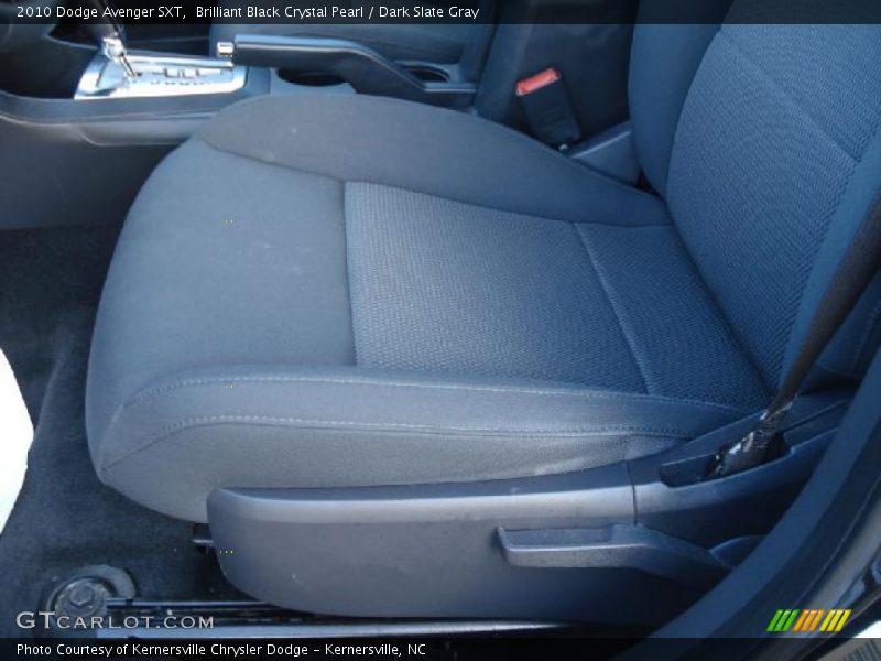 Brilliant Black Crystal Pearl / Dark Slate Gray 2010 Dodge Avenger SXT