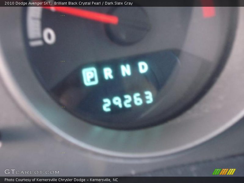 Brilliant Black Crystal Pearl / Dark Slate Gray 2010 Dodge Avenger SXT