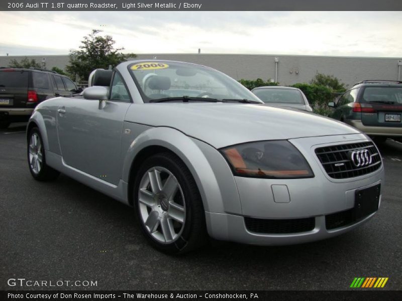 Light Silver Metallic / Ebony 2006 Audi TT 1.8T quattro Roadster