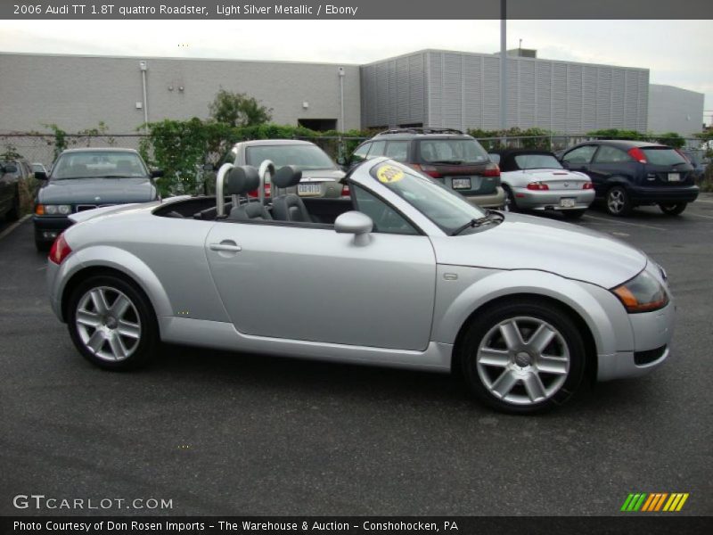 Light Silver Metallic / Ebony 2006 Audi TT 1.8T quattro Roadster