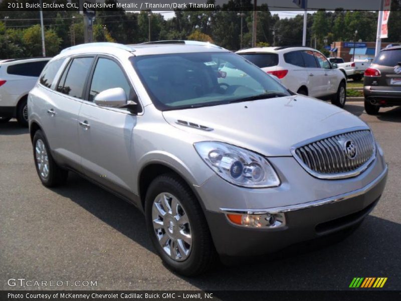 Quicksilver Metallic / Titanium/Dark Titanium 2011 Buick Enclave CXL